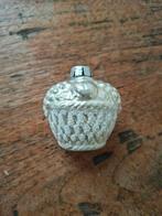 Oude zilveren kerstbal mandje, Ophalen of Verzenden, Zo goed als nieuw