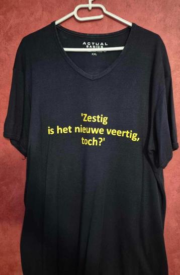 T shirt 60 jaar heren maat XXl 60 is nieuwe 40  beschikbaar voor biedingen