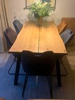 Eettafel Skovlunde Jysk 90x200x76 hoog + verlengstukken, Huis en Inrichting, Tafels | Eettafels, Ophalen, Gebruikt, 100 tot 150 cm