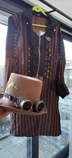 Steam punk carnavalsjas maat L, Ophalen, Zo goed als nieuw, Maat 52/54 (L)