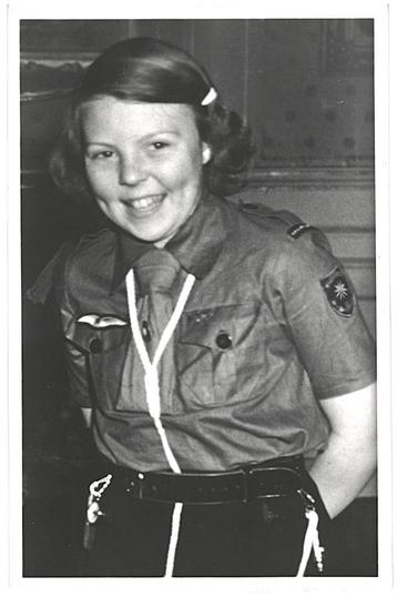 981711 Scouting 1950 Prinses Beatrix Niet gelopen  beschikbaar voor biedingen