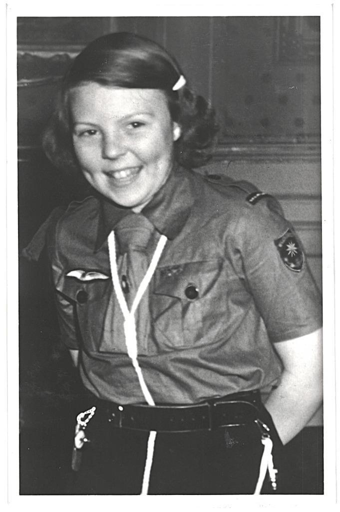 981711 Scouting 1950 Prinses Beatrix Niet gelopen, Verzamelen, Ansichtkaarten | Nederland, Ongelopen, Utrecht, 1940 tot 1960, Ophalen of Verzenden
