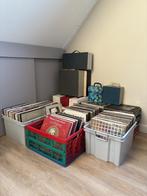 Grote partij vinyl LP’s + singles (695 stuks) €0.65 per stuk, Ophalen, Gebruikt, Overige formaten