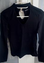 Blouse zwart maat s bershka kerst blousen decollete setje, Verzenden, Zwart, Bershka, Zo goed als nieuw