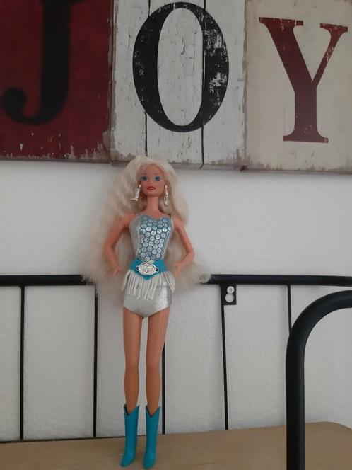 Barbie western stampin van Mattel '90, Verzamelen, Poppen, Zo goed als nieuw, Pop, Ophalen of Verzenden