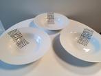 3 PASTA BORDEN VAN SALT & PEPPER. Wit porselein., Huis en Inrichting, Keuken | Servies, Ophalen of Verzenden, Zo goed als nieuw