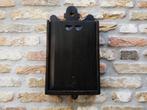 Nostalgische houten schooltas bekleed met fluweel (5658), Ophalen of Verzenden