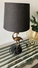 Gouden lamp vogel, Huis en Inrichting, Lampen | Tafellampen, Ophalen of Verzenden, Gebruikt, Minder dan 50 cm