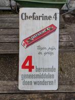 Origineel emaille bord Chefarine 4, Ophalen of Verzenden