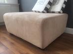 mooie grote hokker  -  beige, Ophalen, Hout, Vierkant, 75 tot 100 cm