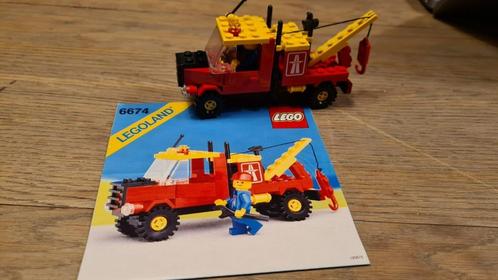 Lego 6674 Crane Truck, Kinderen en Baby's, Speelgoed | Duplo en Lego, Zo goed als nieuw, Lego, Complete set, Ophalen of Verzenden
