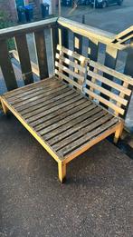 Palletbank, Tuin en Terras, Ophalen, Zo goed als nieuw, Hout