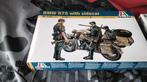 Italeri BMW R75 w8th sidecar en Tamiya German soldiers with, Hobby en Vrije tijd, Modelbouw | Figuren en Diorama's, Ophalen of Verzenden