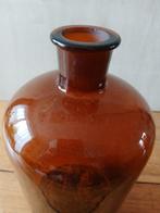 Grote apothekerspot amberbruin 28cm hoog, Antiek en Kunst, Ophalen of Verzenden