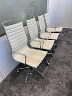 Luxy Italia witte lederen bureaustoelen, Ophalen
