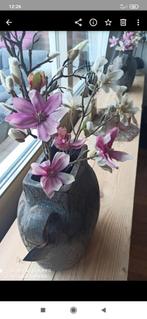 2 decoratieve potten, Huis en Inrichting, Woonaccessoires | Vazen, Steen, Overige kleuren, Ophalen of Verzenden, Zo goed als nieuw
