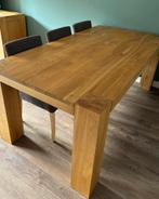 Goossens - Eetkamertafel Quint Eiken, Huis en Inrichting, Tafels | Eettafels, Ophalen, Gebruikt, 100 tot 150 cm, Eikenhout