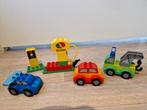 Duplo 10552 Tankstation + 3 auto's, Ophalen, Gebruikt, Complete set, Duplo