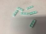 Lego plaat 1x3 aqua, Ophalen of Verzenden, Gebruikt, Losse stenen, Lego