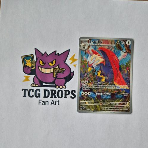 Braviary 214/191 Surging Sparks, Hobby en Vrije tijd, Verzamelkaartspellen | Pokémon, Nieuw, Losse kaart, Ophalen of Verzenden