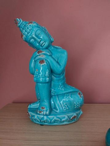 Boeddha beeld blauw beschikbaar voor biedingen