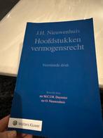Hoofdstukken vermogensrecht - Nieuwenhuis, Ophalen of Verzenden, Alpha, Gelezen, WO