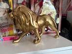 Gouden leeuw leuk voor in de huiskamer, Ophalen of Verzenden, Zo goed als nieuw, Dier
