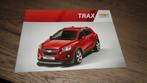 Folder  CHEVROLET  TRAX  ,  2013, Verzenden, Nieuw, Chevrolet