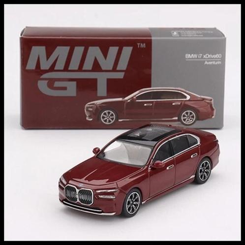 BMW i7 xDrive60 van Mini GT 1/64 nr. 952 Aventurin, Hobby en Vrije tijd, Modelauto's | Overige schalen, Nieuw, Auto, Ophalen of Verzenden