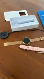 Smartwatch goud/rose zgan, Sieraden, Tassen en Uiterlijk, Smartwatches, Ophalen of Verzenden, Zo goed als nieuw, Roze, Android