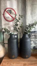 Brynxzvazen met handvat - 42 cm - Set van 2, Ophalen, Steen, Zwart, Zo goed als nieuw