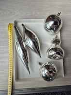 XL pegels en klok oude kerstballen, Ophalen of Verzenden, Gebruikt