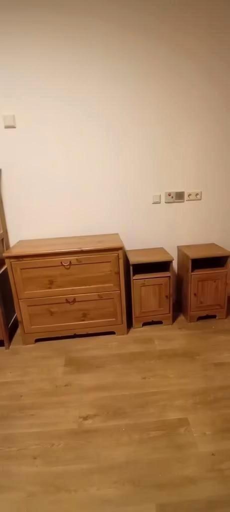 grenen houten ladekast met 2 lades kast, Huis en Inrichting, Kasten | Ladekasten, Gebruikt, Minder dan 100 cm, 50 tot 100 cm, 25 tot 50 cm