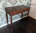 Oud bijzettafeltje met 2 lades 39/81,5/71,5, Ophalen