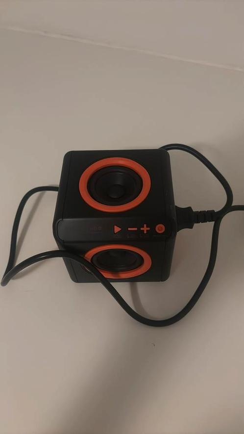 AudioCube Bluetooth speaker, Computers en Software, Pc speakers, Zo goed als nieuw, Ophalen of Verzenden