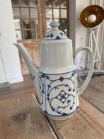 Vintage koffiepot Winterling Schwarzenbach Bavaria blauw wit, Antiek en Kunst, Ophalen