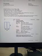 Kunststof pui met openslaande deuren- Nieuw, Doe-het-zelf en Verbouw, Deuren en Horren, 100 tot 120 cm, Kunststof, 215 cm of meer