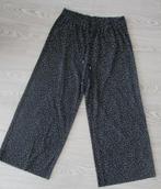 Yessica Wijde Broek – C&A, Zwart met Witte Stippen, Maat 42, Kleding | Dames, Broeken en Pantalons, Zwart, Maat 42/44 (L), Ophalen of Verzenden