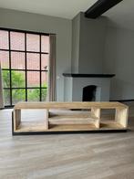 Tv meubel steigerhout met staal, Huis en Inrichting, Kasten | Televisiemeubels, Minder dan 100 cm, 25 tot 50 cm, Ophalen