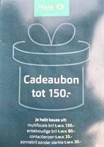 Kadobon tot 150 euro van Pearle Opticien, Sieraden, Tassen en Uiterlijk, Zonnebrillen en Brillen | Dames, Ophalen, Nieuw, Zwart