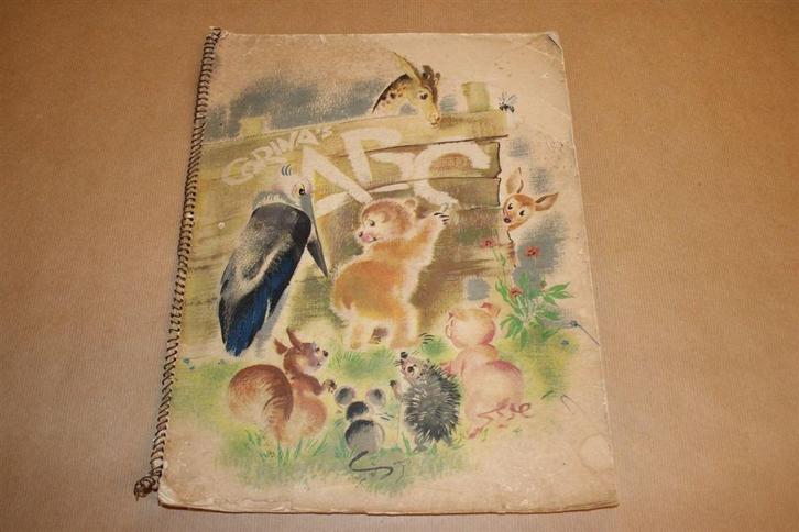 Groot prentenboek - Corina's ABC - circa 1930, Boeken, Prentenboeken en Plaatjesalbums, Gelezen, Ophalen of Verzenden