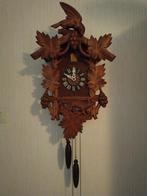 Koekoeksklok met vogel, vos en bladeren, West Germany, Antiek en Kunst, Antiek | Klokken, Ophalen of Verzenden