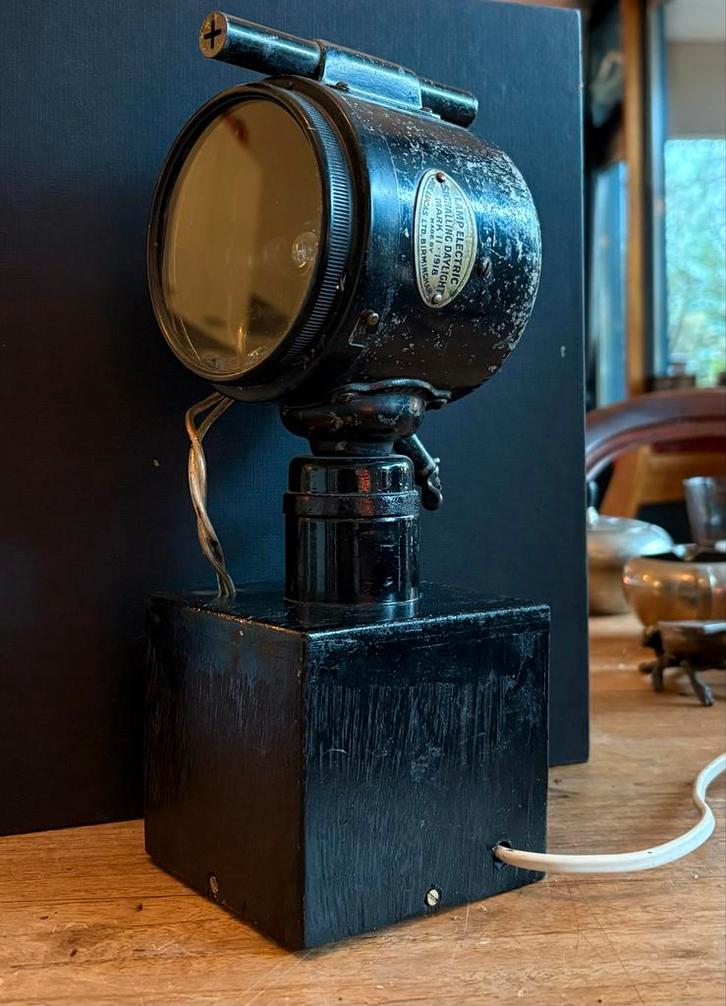 WWI Signaallamp Mark II Bureaulamp, Antiek en Kunst, Antiek | Lampen, Ophalen of Verzenden