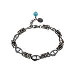 15-19cm Armband Dames GepolijstRVS Byzantijnse Anker Schakel, Sieraden, Tassen en Uiterlijk, Armbanden, Staal, Birgitta-Gracht 33, 6465 EL Kerkrade, Nederland