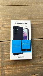 Samsung Galaxy A55 5G navy 128 GB geseald met garantie, Ophalen of Verzenden