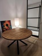 Eettafel Mango Hout 130 cm, Huis en Inrichting, Tafels | Eettafels, Ophalen of Verzenden, Zo goed als nieuw, Rond, 100 tot 150 cm