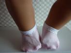 Sokjes/slofjes past de baby born van 43 cm.Poppenkleertjes, Ophalen of Verzenden, Nieuw, Babypop