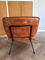 Shabbies Cognac Fauteuil - Mooie Stoel!, Huis en Inrichting, Ophalen, Gebruikt, Bruin, Leer