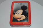 Disney dvd Mickey Mouse blik tin opbergdoos box Kerst Noël, Ophalen of Verzenden, Mickey Mouse, Gebruikt, Overige typen