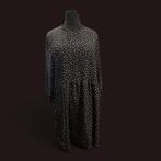 Zwart wit stippen jurk Janina mt 48, Ophalen of Verzenden, Zo goed als nieuw, Janina, Jurk